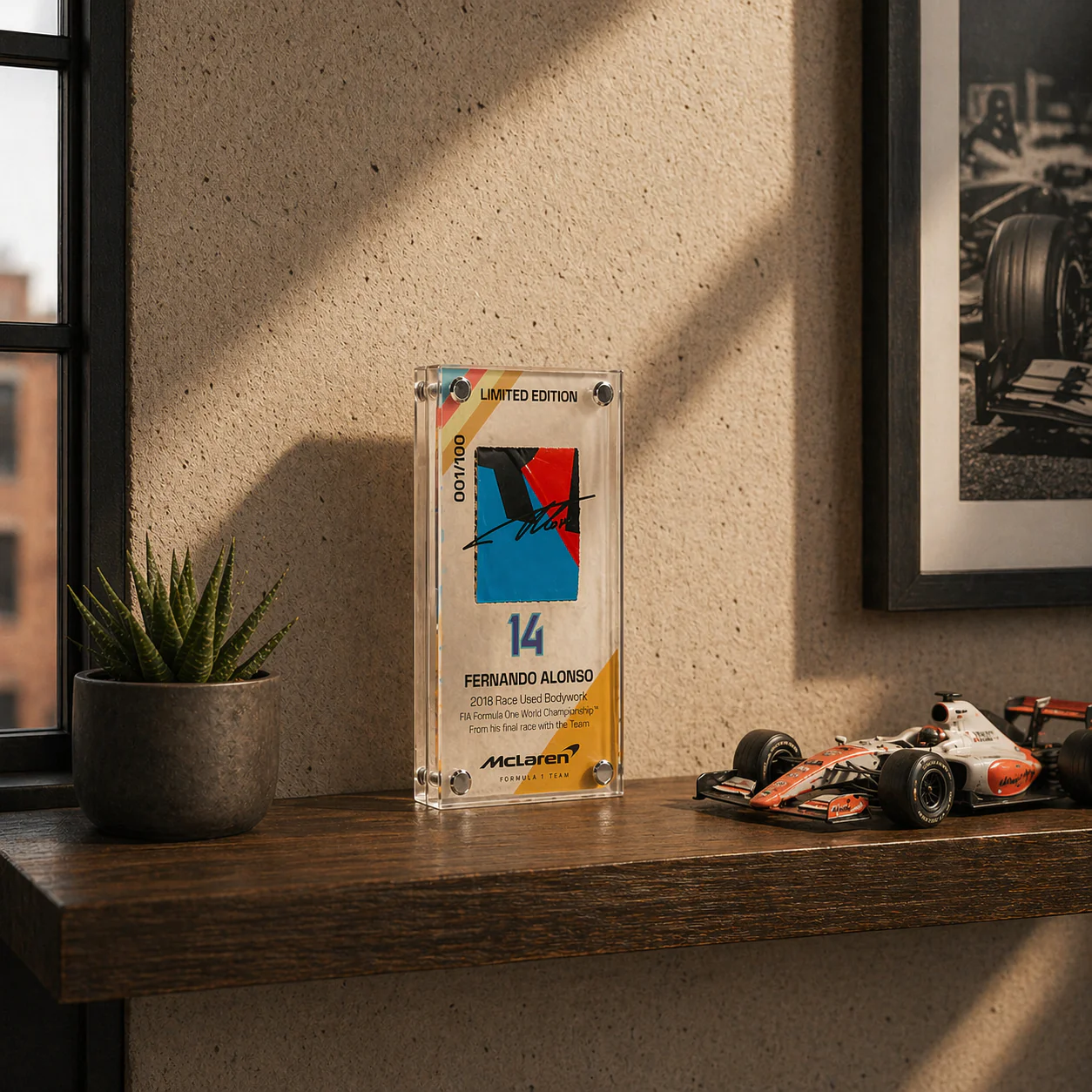 Fernando Alonso 2018 McLaren Bodywork in Acrylic - Image 2
