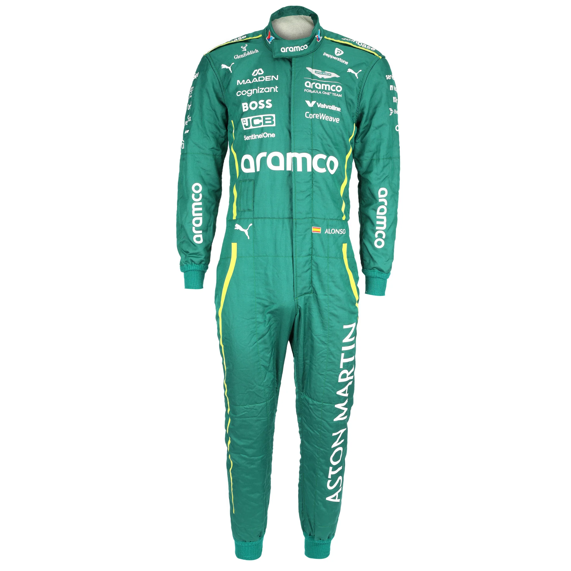 Fernando Alonso Aston Martin Aramco F1 Team 2025 Grand Prix Used Race Suit - Candian GP