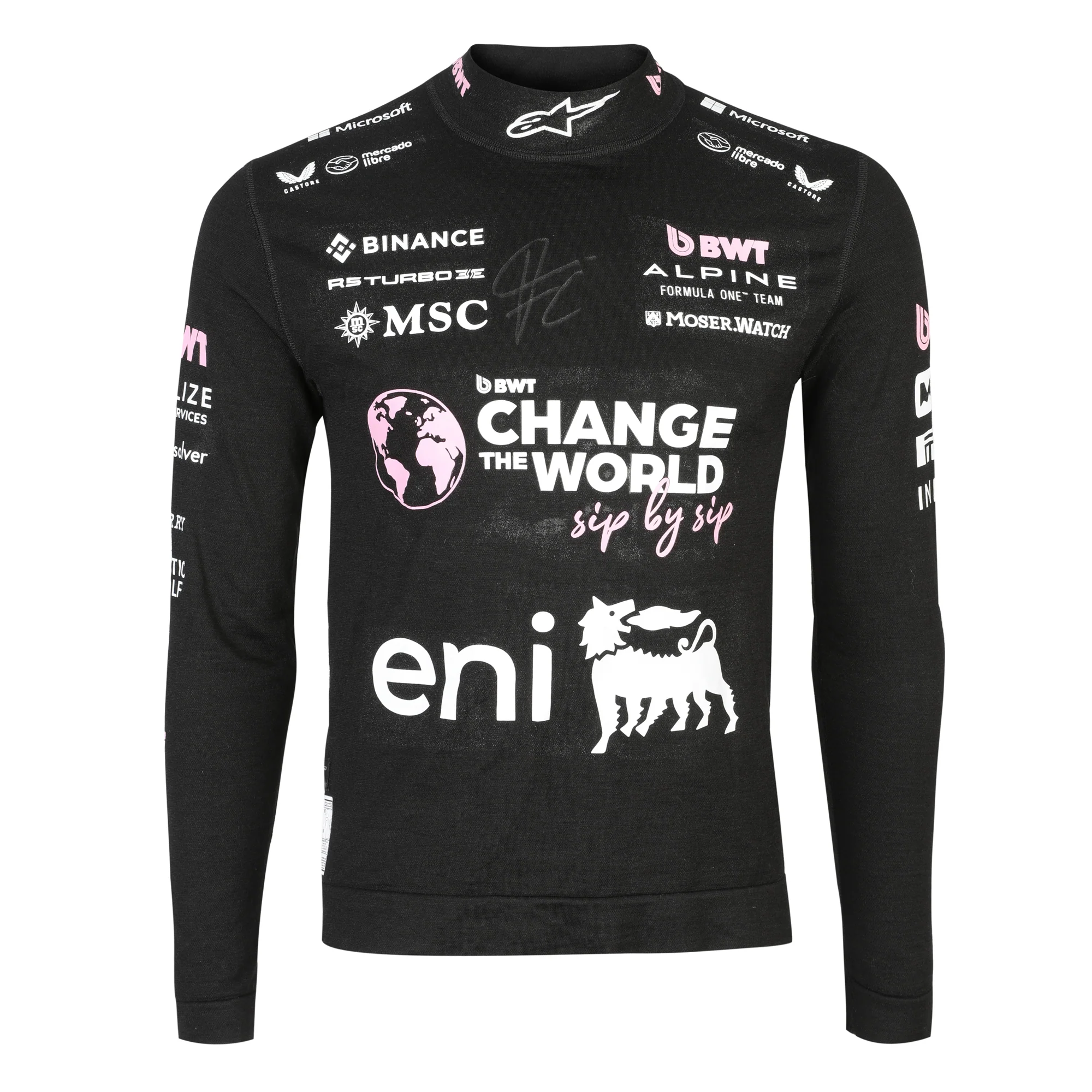 Franco Colapinto Signed 2025 BWT Alpine Formula One™ Team Race-Used Nomex - Austrian GP