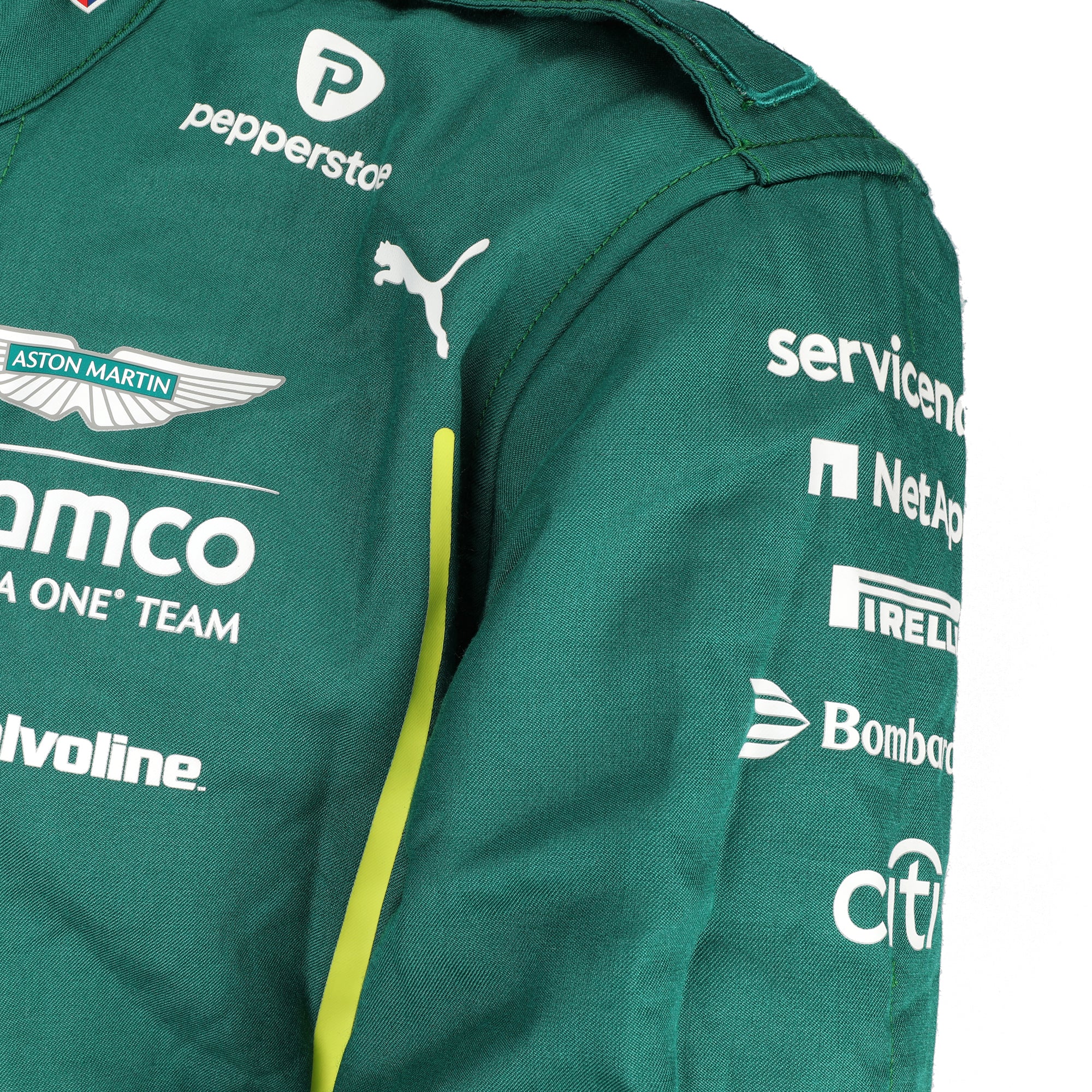 Lance Stroll 2025 Aston Martin Formula 1 Team Race Suit - Image 4