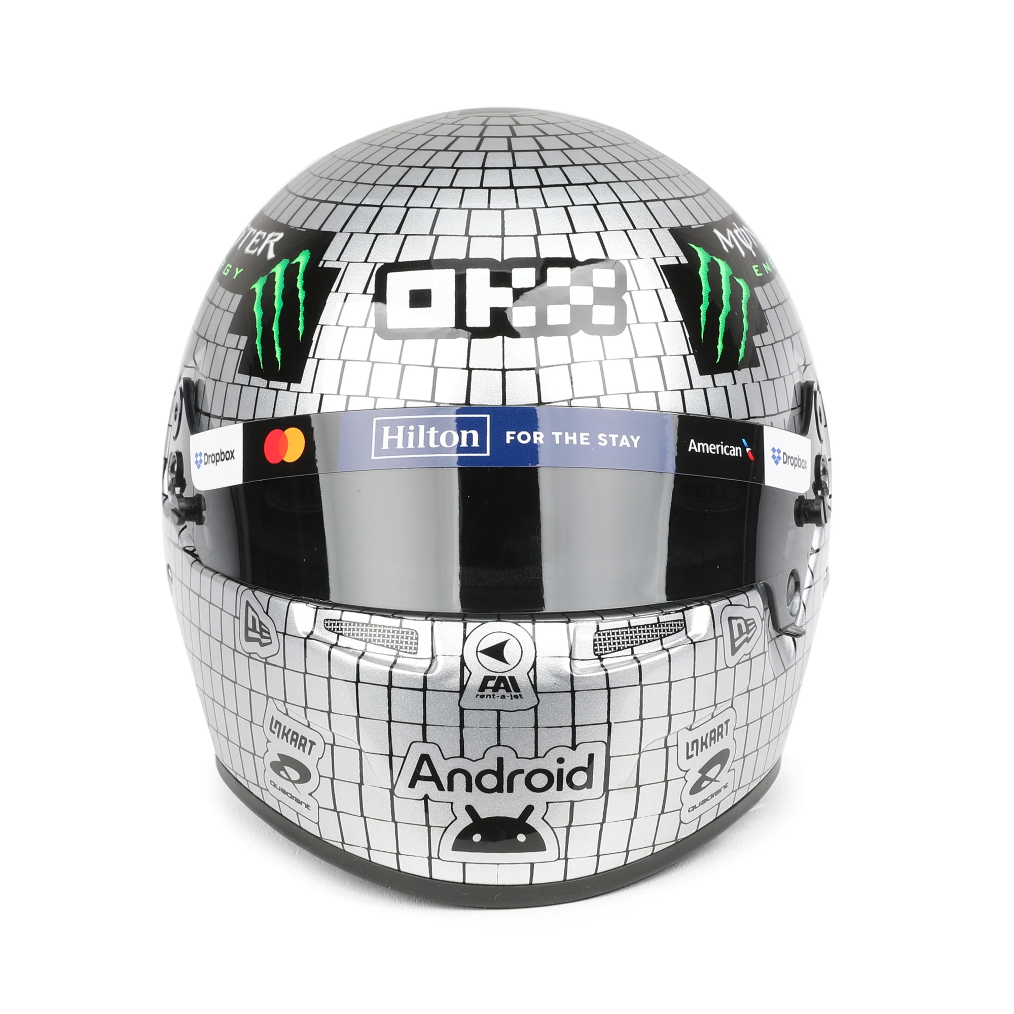 Lando Norris 2025 ‘Disco Ball’ 1:2 Scale Helmet – Miami GP Edition - Image 3