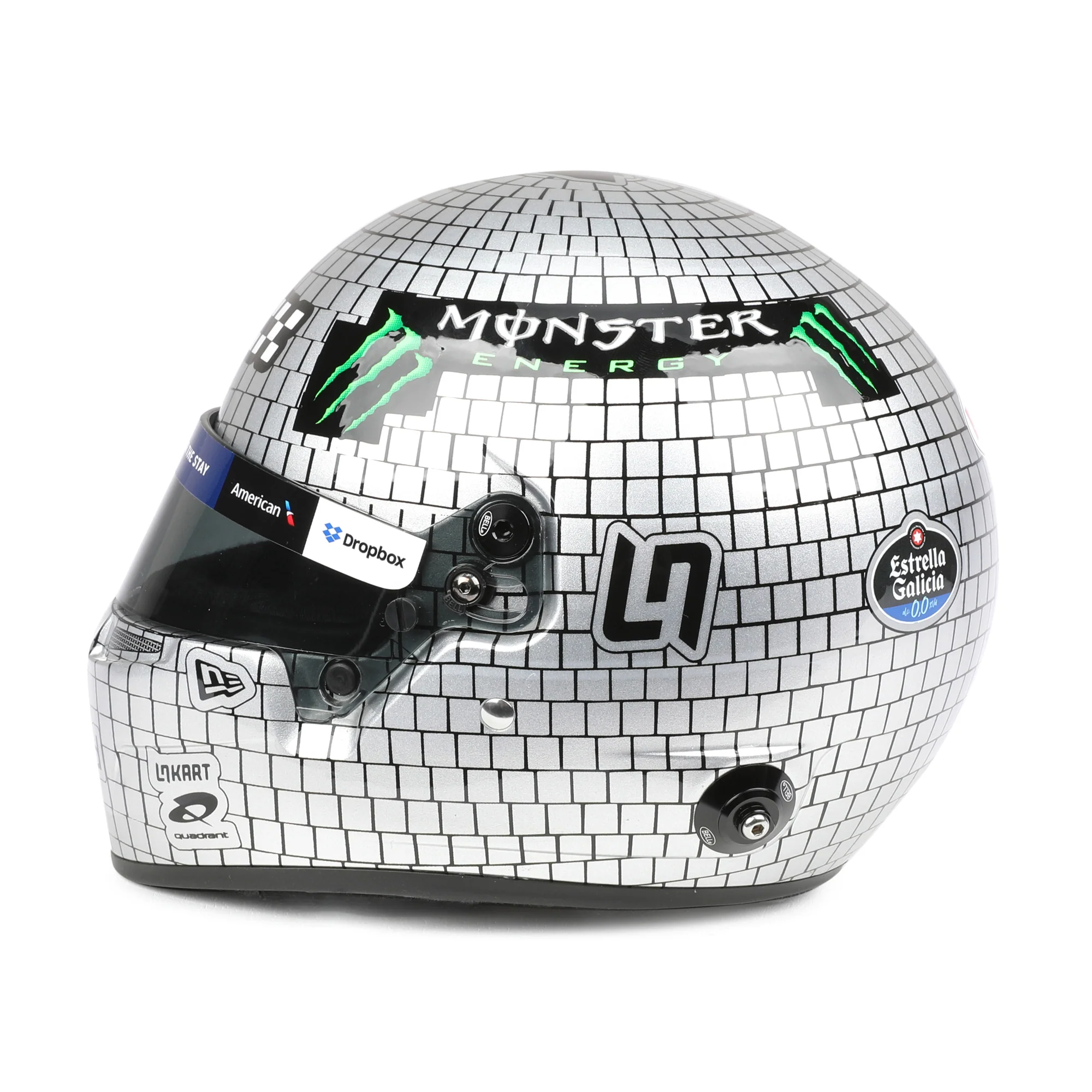 Lando Norris 2025 ‘Disco Ball’ 1:2 Scale Helmet – Miami GP Edition - Image 4