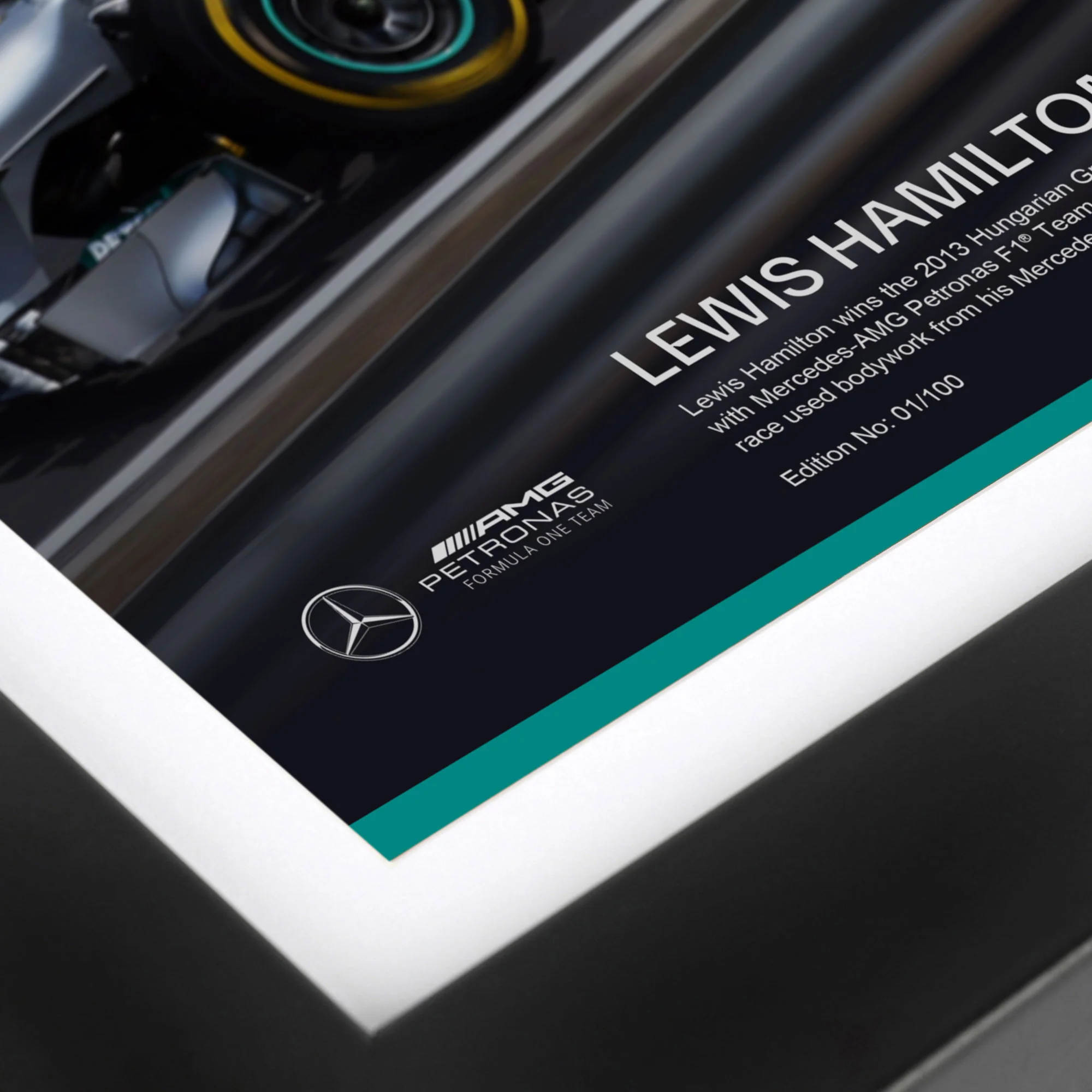 Lewis Hamilton 2013 ‘First Win’ Bodywork & Photo - Hungarian GP - Image 4
