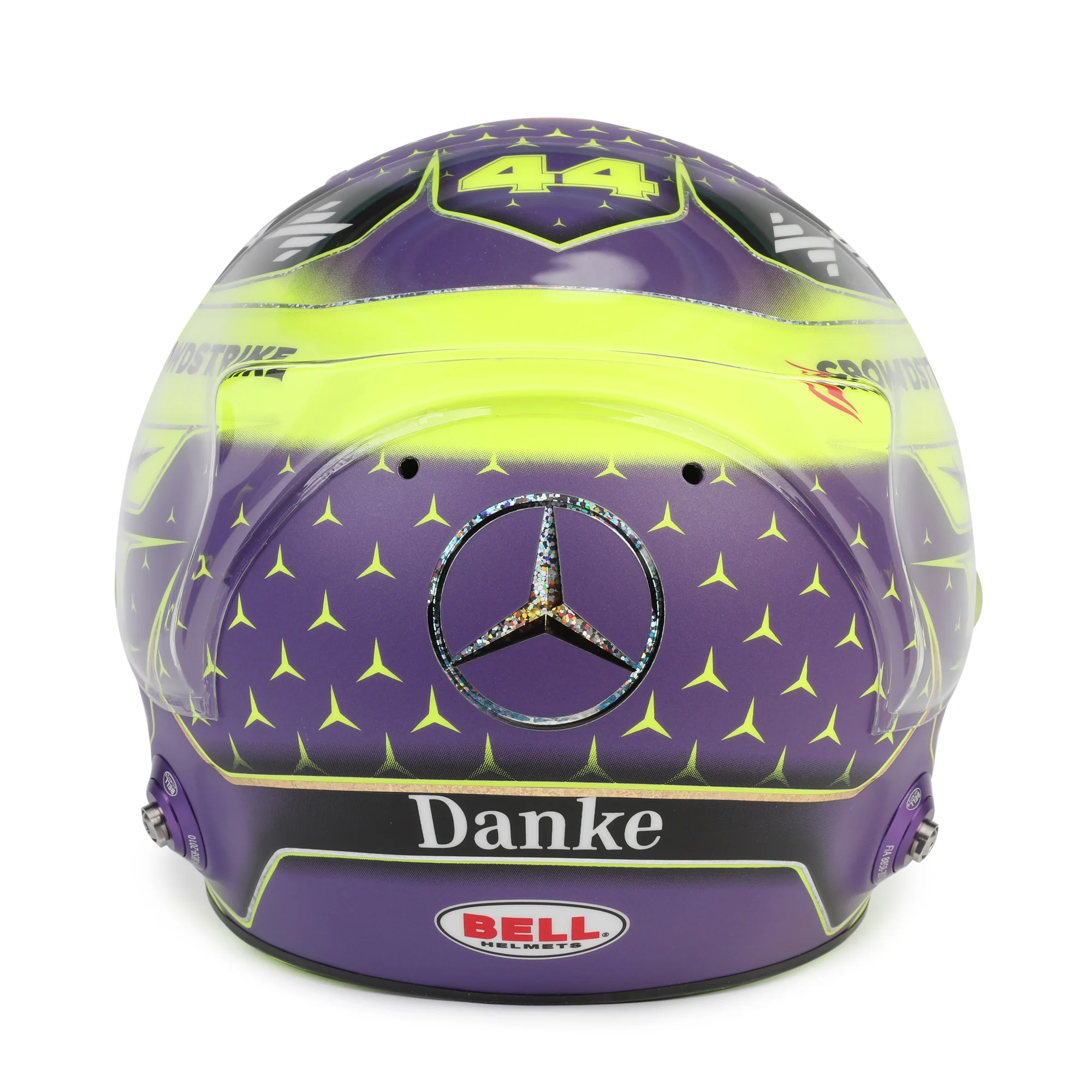 Lewis Hamilton 2024 Mercedes Helmet - Abu Dhabi GP Replica - Image 5