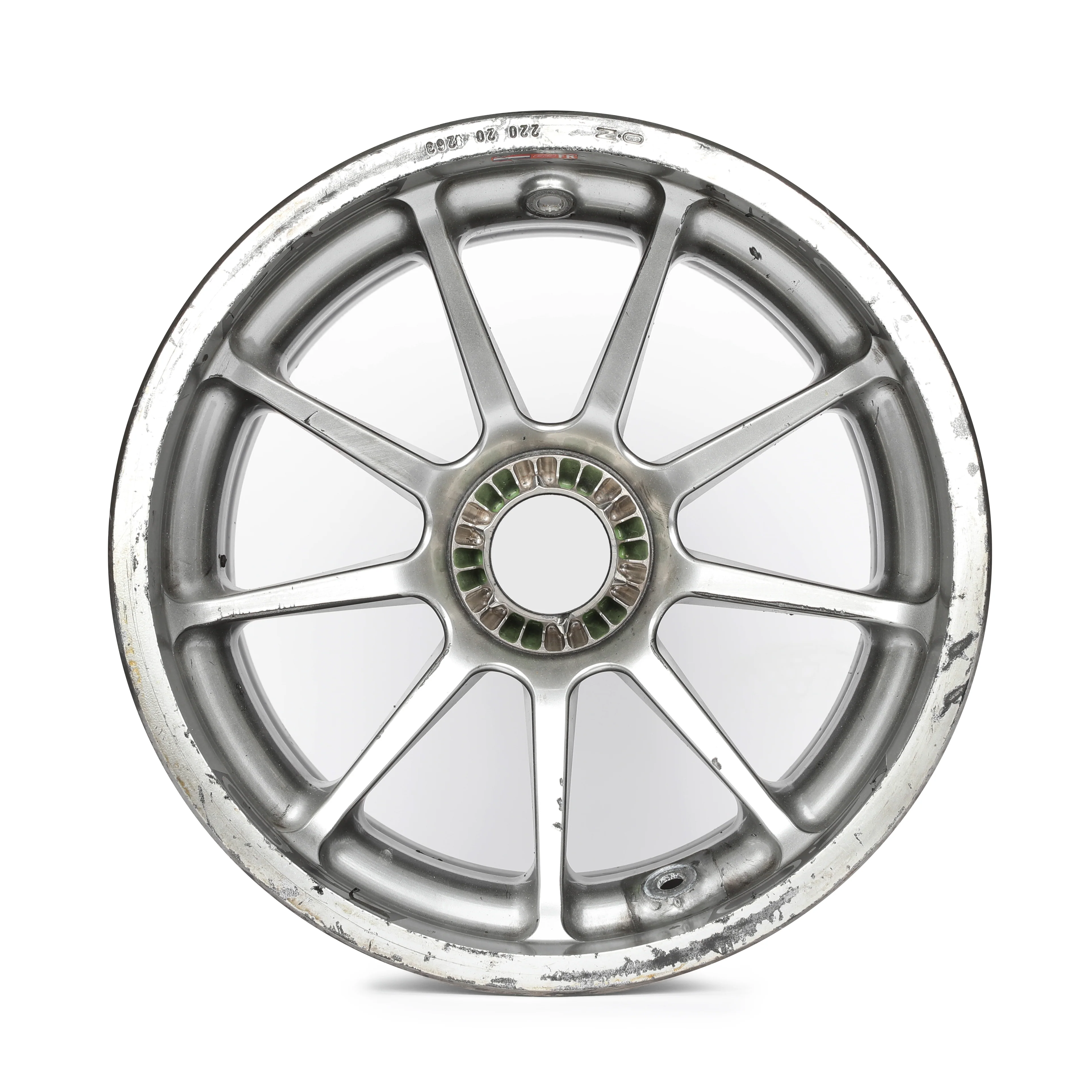 Max Verstappen 2020 Oracle Red Bull Racing Front Wheel Rim Table - Image 6