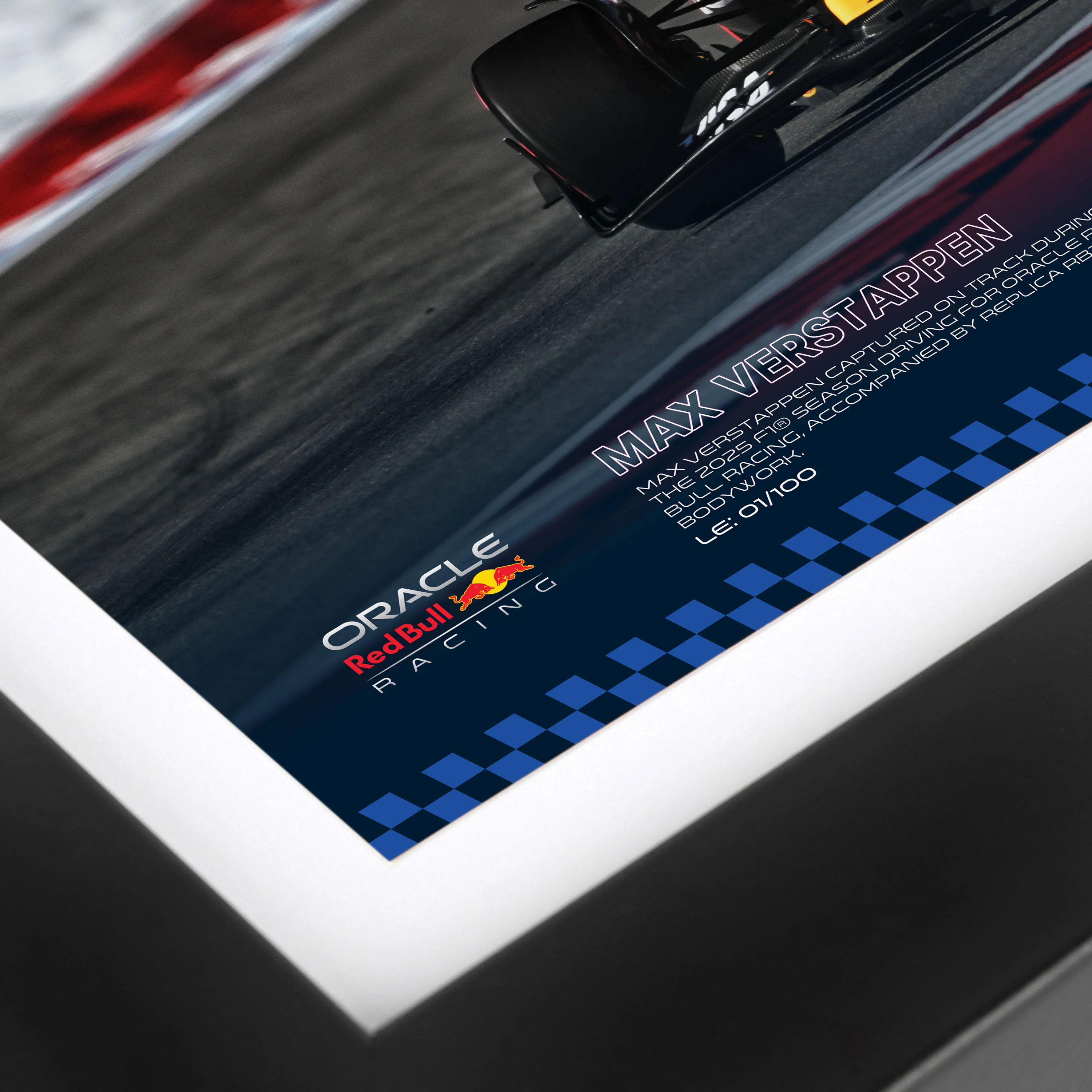 Limited Edition Max Verstappen Replica 2025 Red Bull Racing Bodywork & Photo - Image 4