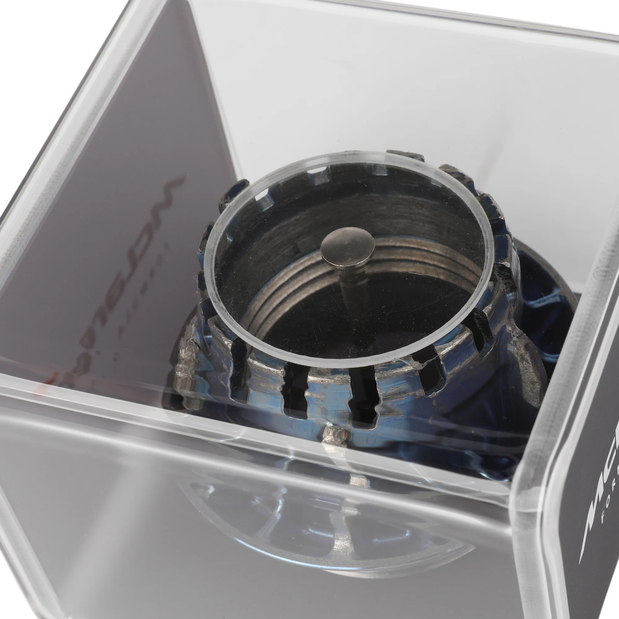 McLaren 2023 Race-Used Wheel Nut in Display Case - Blue - Image 5