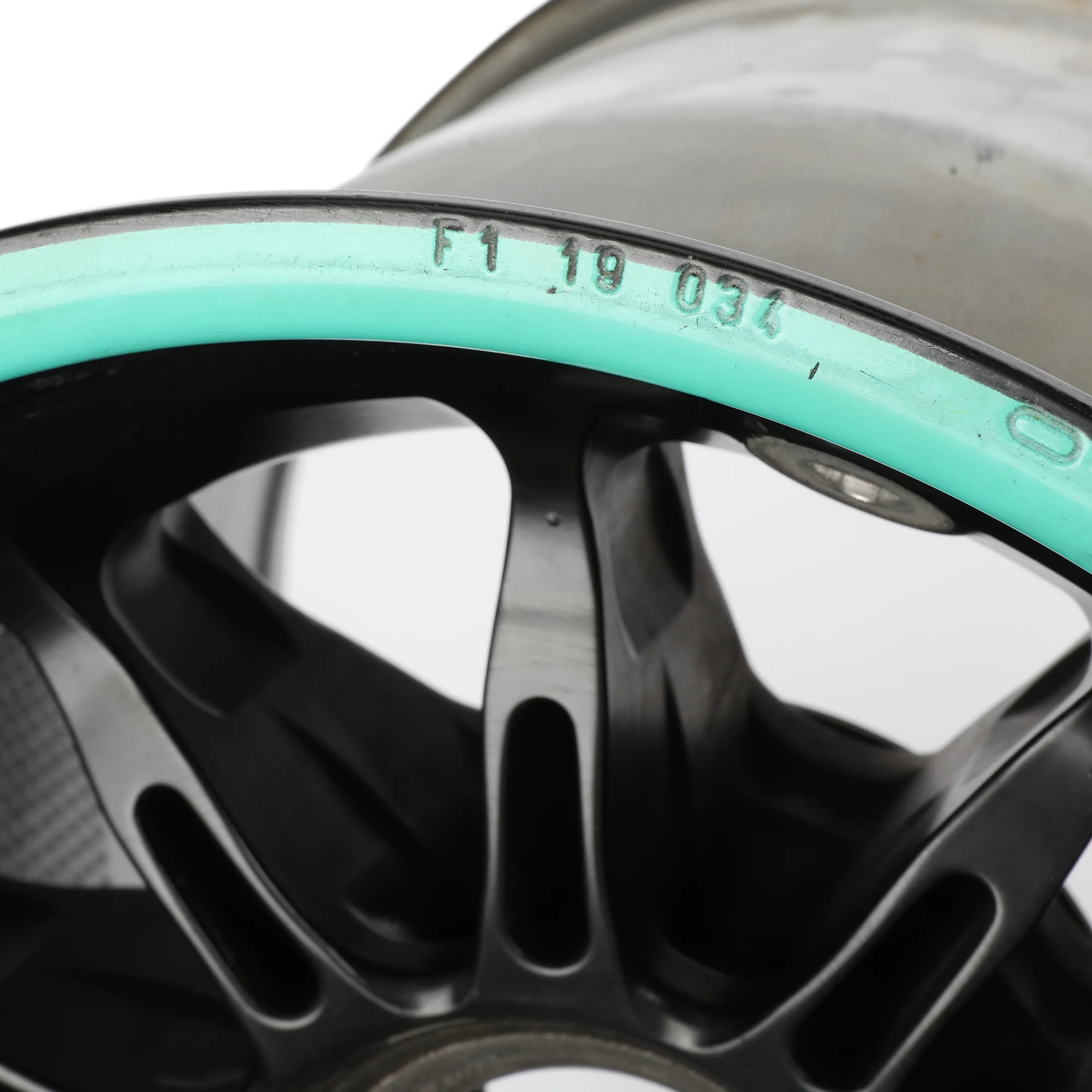 Mercedes-AMG PETRONAS F1® Team 2019 Season Used Front Wheel Rim Table - Image 7