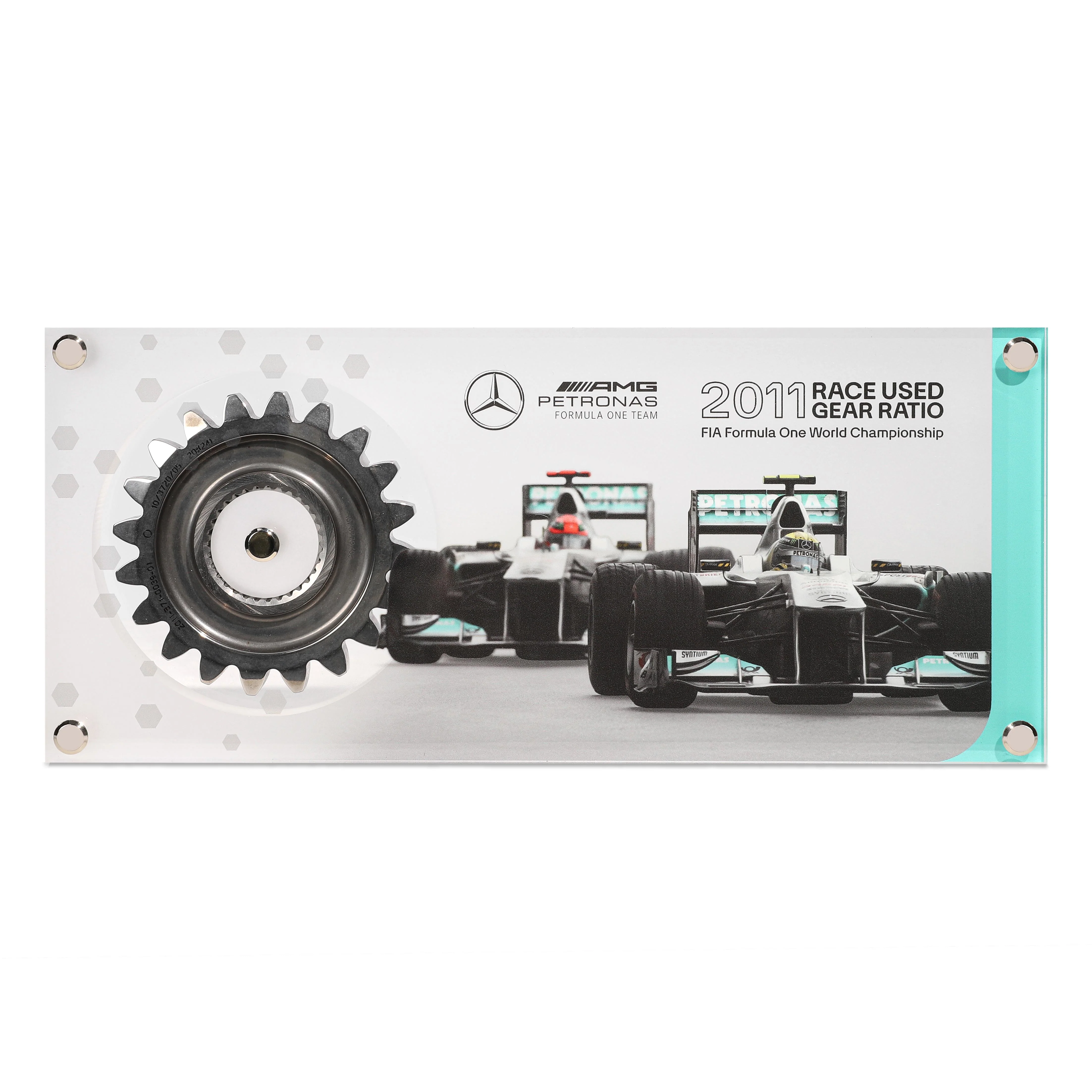 Mercedes AMG Petronas 2011 Gear Ratio in Acrylic - Image 3