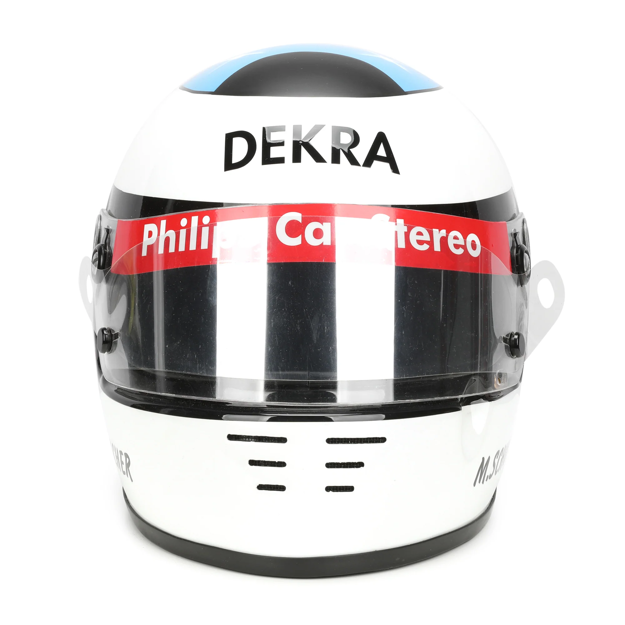 Michael Schumacher 1991 Jordan Helmet – Belgium GP Replica - Image 2