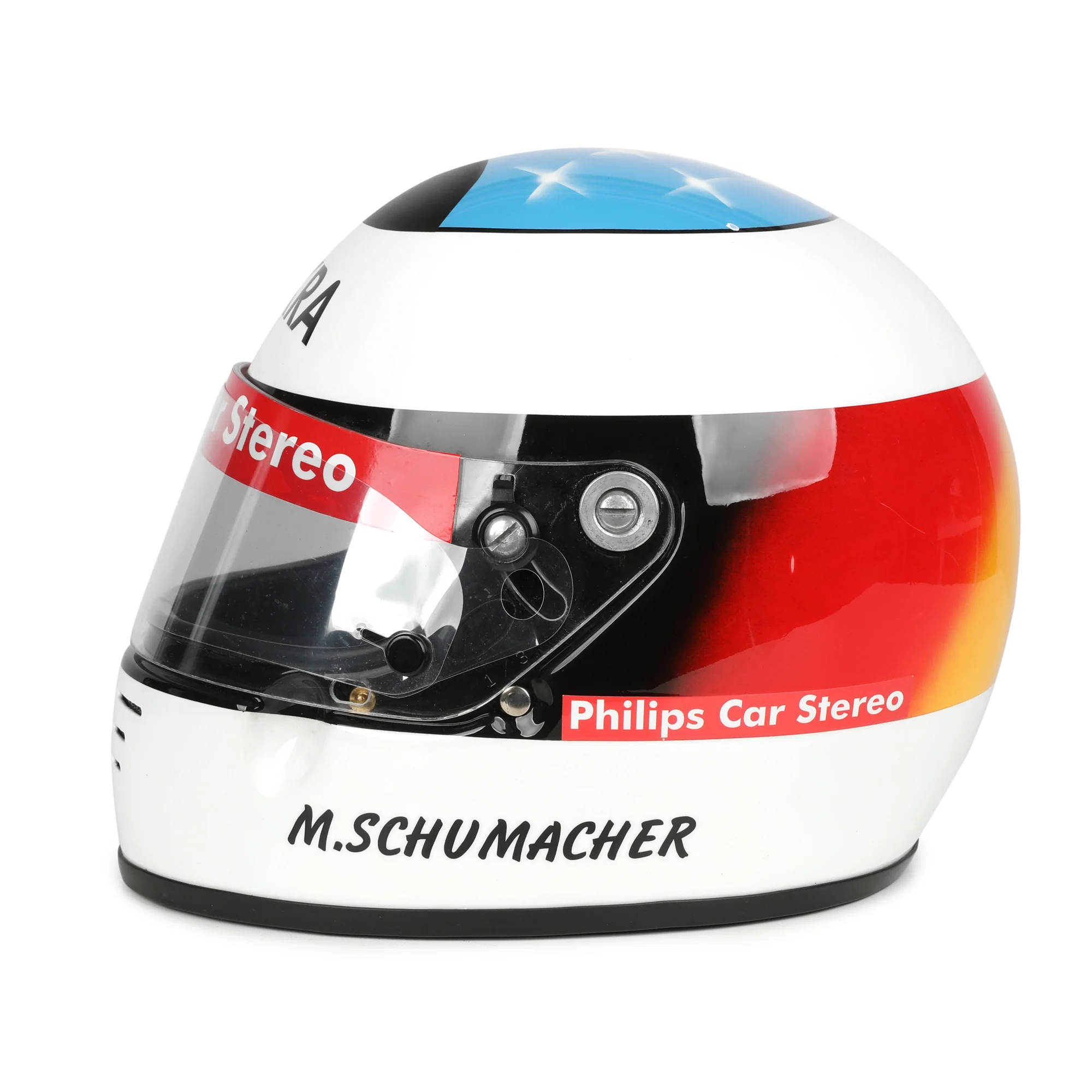 Michael Schumacher 1991 Jordan Helmet – Belgium GP Replica - Image 3