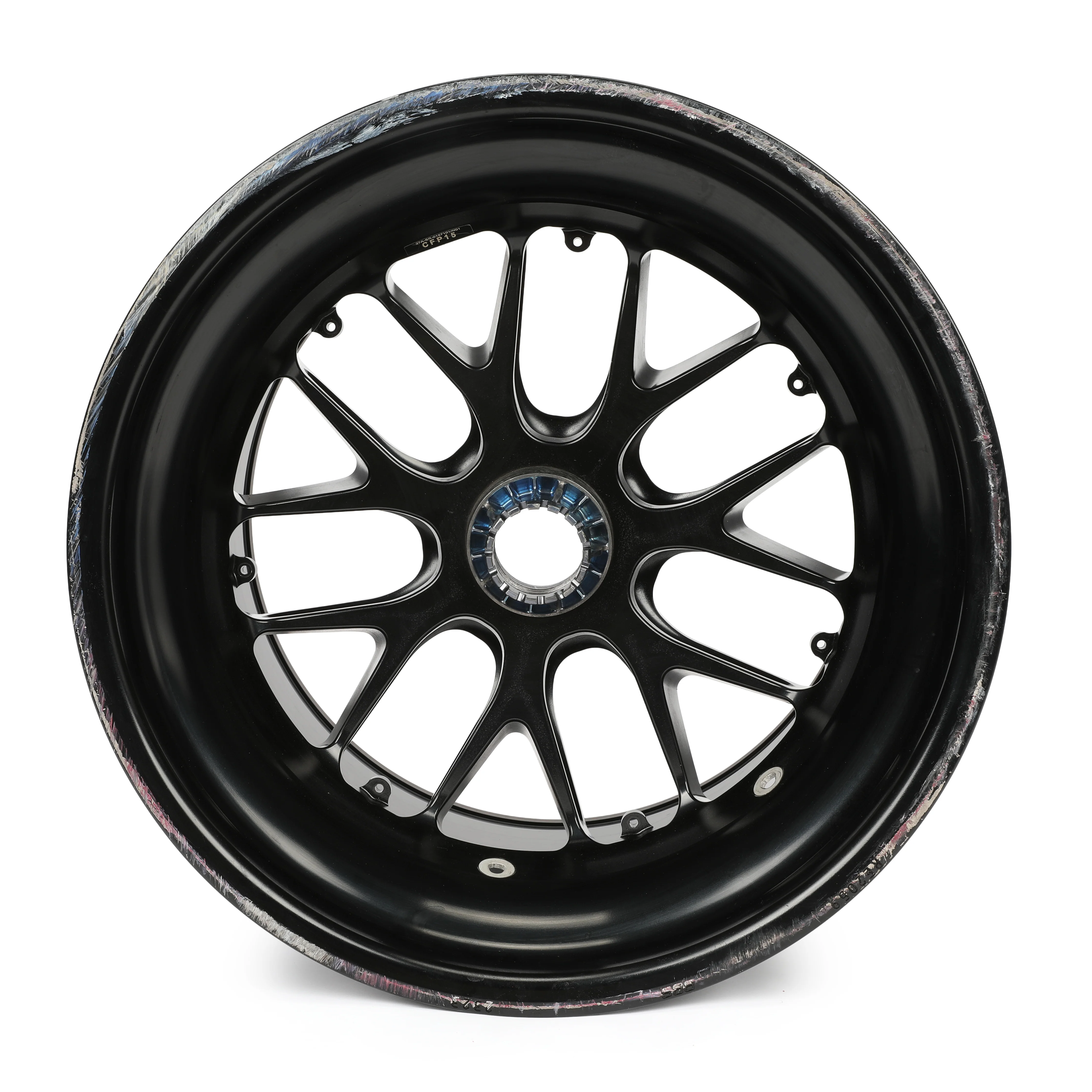 Oscar Piastri 2023 Race Used McLaren F1 Team Rear Wheel Rim Table - Japanese GP - Image 6