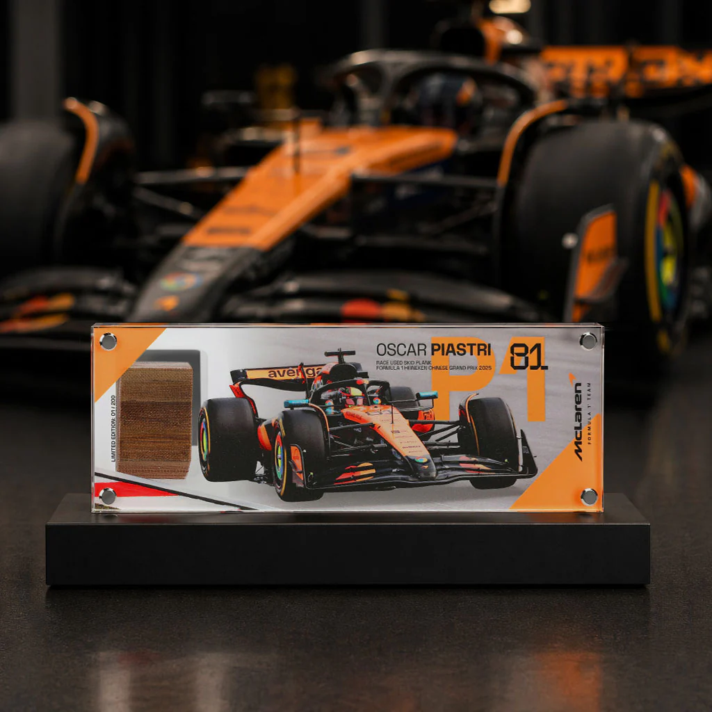 Oscar Piastri 2025 Chinese Grand Prix Winning McLaren Skid Plank – Race-Used – Limited Edition of 200 - Image 2