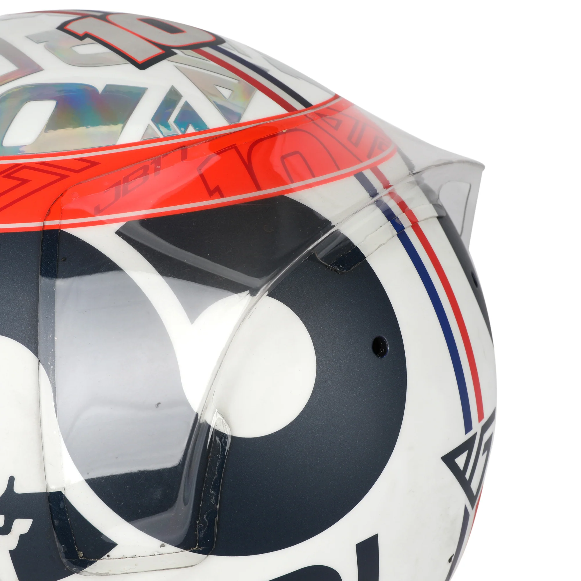 Pierre Gasly 2022 Signed Race Used Helmet – Australian GP - Image 11