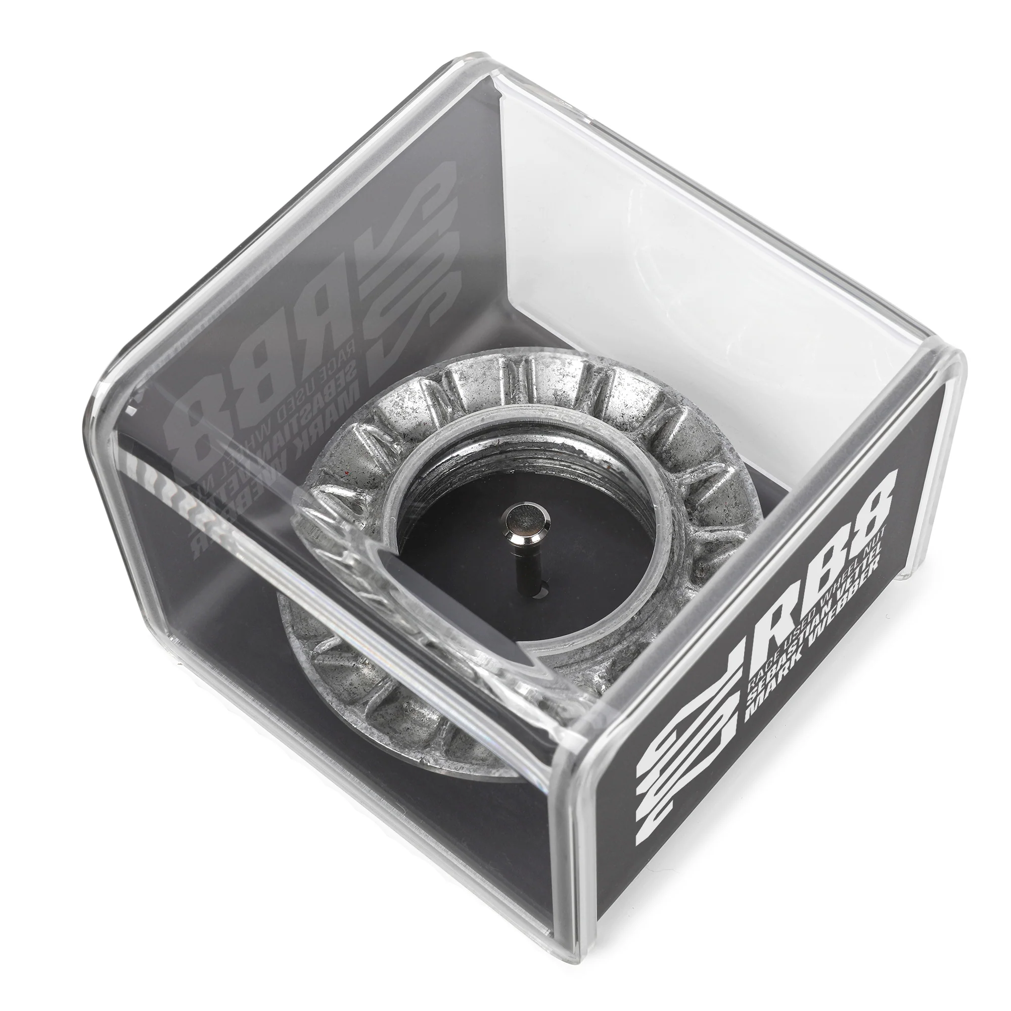 Red Bull Racing 2012 RB8 Grand Prix Used Wheel Nut in Display Case - Image 3