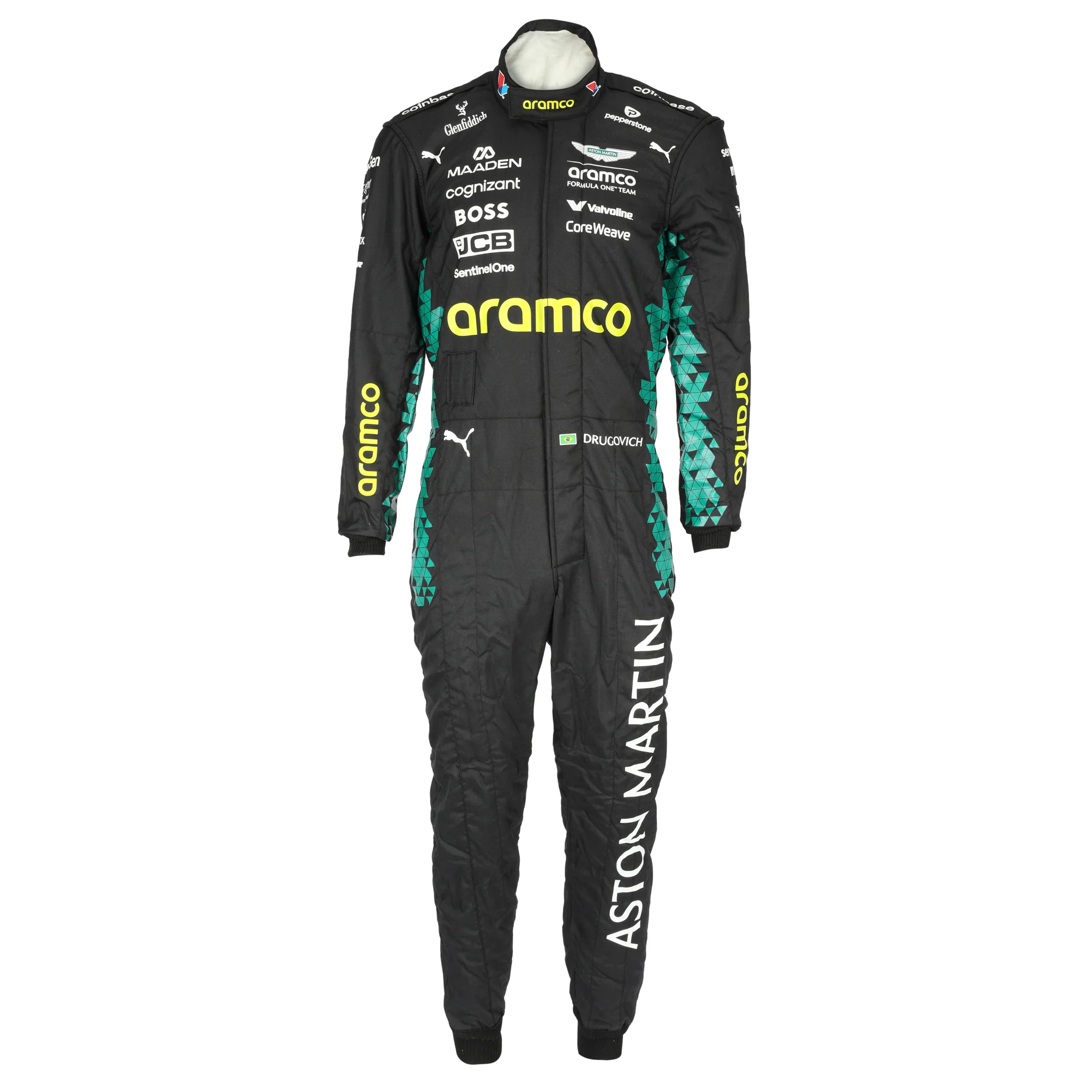 Felipe Drugovich 2025 Aston Martin Aramco Team Suit – US GP