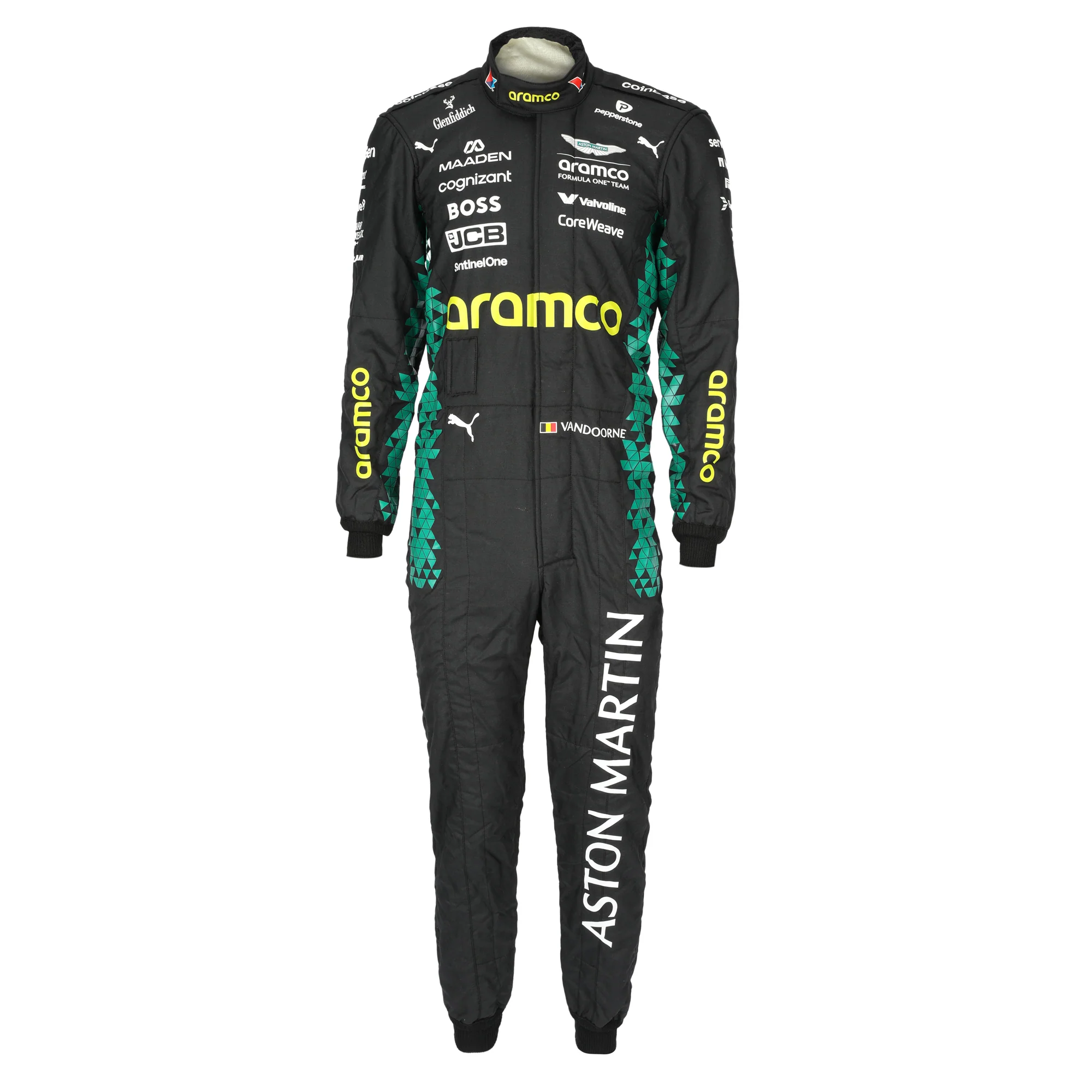 Stoffel Vandoorne 2025 Aston Martin F1 Team Used Race Suit - US GP