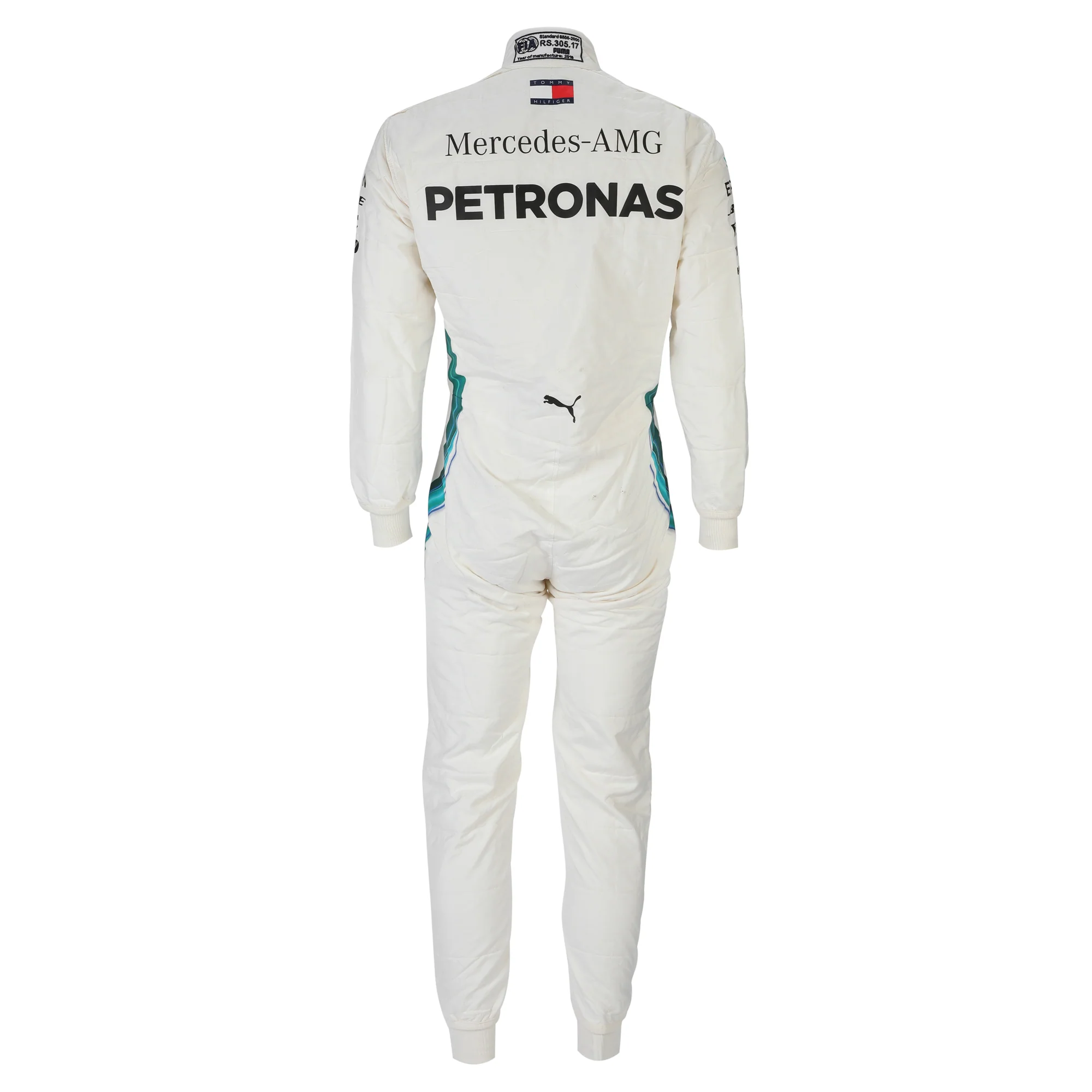 Valtteri Bottas 2018 Mercedes-AMG Petronas Grand Prix Used Race Suit – Singapore GP - Image 2