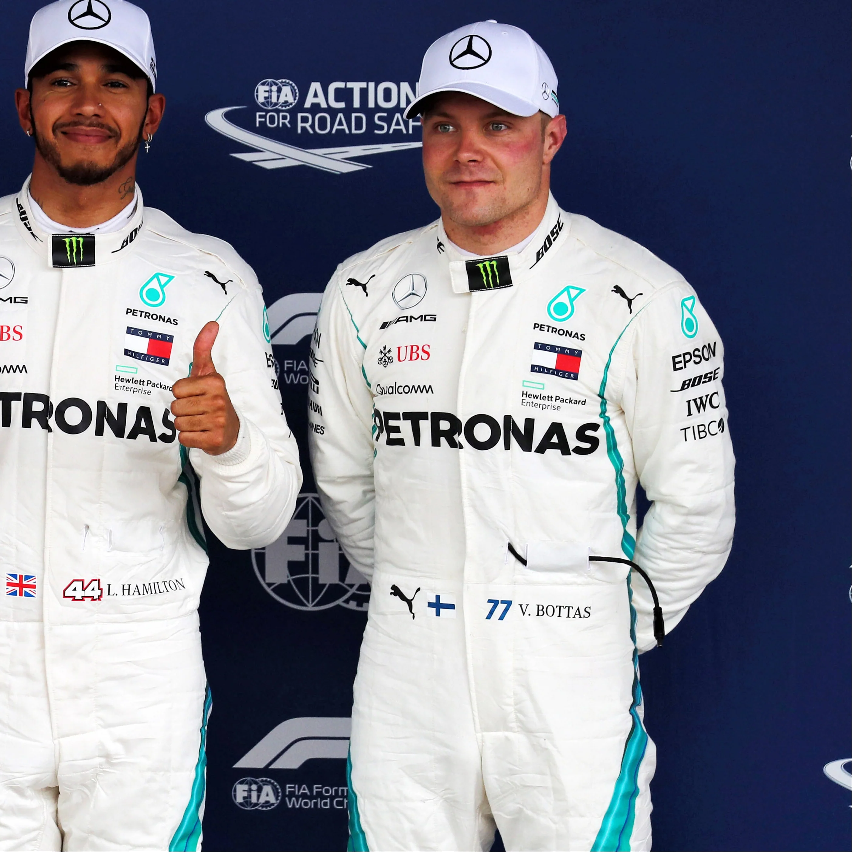 Valtteri Bottas Mercedes AMG Petronas 2018 Race Suit - Brazil GP - Image 10